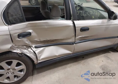 2000 Honda Civic Lx from USA, damaged, VIN 1HGEJ6674YL063592